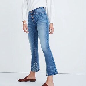 Madewell Cali Demi Boot Jean, size 27